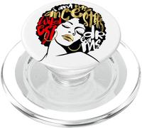 My Ancestors Dreams Afro Black Girl Magic Red Black Women PopSockets PopGrip para MagSafe