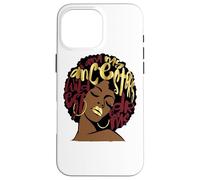My Ancestors Dreams Granate Rojo Borgoña Ruby Afro Woman Carcasa para iPhone 16 Pro MAX