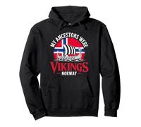 My Ancestors Were Vikings Boat Noruega Flag Norge Ship Sudadera con Capucha