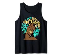 My Ancestors Wildest Dream Aqua Teal History Black Girl Camiseta sin Mangas