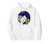 My Ancestors Wildest Dreams Mujer Azul Negro Chica Magia Sudadera con Capucha