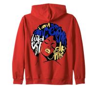 My Ancestors Wildest Dreams Mujer Azul Negro Chica Magia Sudadera con Capucha