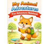 My Animal Adventures: Fox Adventure Notebook: A Cute Lined Notebook for Kids | Writing, Drawing, School & Daily Fun