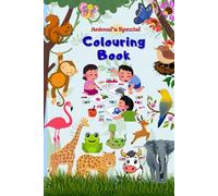My Animal Colouring & Learning Book for Kids (Age 3-10): 40+ Animal Outlines to Color | Fun Facts, Writing Practice & Certificate Page Included