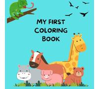 My Animal World Coloring Page: Educational coloring pages with animals and alphabet for children 3-5