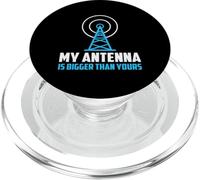 My Antenna Is Bigger Than Yours Radio Ham Radioaficionados PopSockets PopGrip para MagSafe
