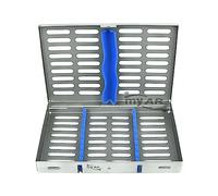 MY AR Store Bandeja de casete de esterilización, autoclave de diseño premium para dental, organizador de instrumentos para 5, 7, 10, 15 y 20 piezas (10 unidades de casete de sujeción)