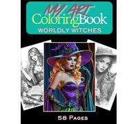 MY ART Coloring Book Wordly Witches