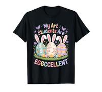 My Art Students Are Eggccellent Easter Teacher Bunny Eggs Camiseta