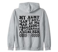 My Aunt Can't Get Mad at Me Because I'm Literally A Mini Her Sudadera con Capucha