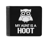My Aunt is A Hoot - Cartera plegable con múltiples ranuras para tarjetas para hombres y mujeres, Estilo:, Talla única, MHXYZHW