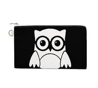 My Aunt is A Hoot - Monedero de lona personalizado para cambio, bolsa de maquillaje pequeña para hombres y mujeres, 7.5 x 4.6 pulgadas, Estilo:, Talla única, MHXYZHW