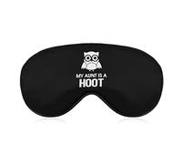 My Aunt is A Hoot Soft Eye Masks con correa ajustable Ligero y cómodo con los ojos vendados para dormir