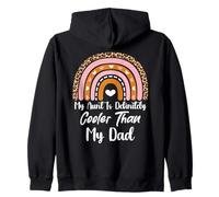 My Aunt Is Definitely Cooler Than My Dad Aunt Funny Nephew Sudadera con Capucha