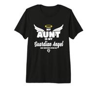 My Aunt Is My Guardian Angel She Watches Over Me In Memory Camiseta Premium