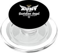 My Aunt Is My Guardian Angel She Watches Over Me In Memory PopSockets PopGrip para MagSafe