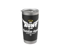 My Aunt Is My Guardian Angel She Watches Over Me In Memory Vaso térmico de acero inoxidable de doble pared