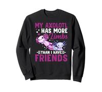 My Axolotl Has More Limbs Anime japonés Kawaii Pet Axolotls Sudadera