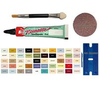 MY-B-Style - Kit de reparación, pasta de esmalte y esmalte, baño, azulejos, cerámica, pintura de coche, bici, madera, laminado, etc. 8 ml de esmalte Elefant, espátula y pincel, turquesa (Calypso)