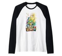 My Baby Lemon Lindo Periquito Mascota pájaro Camiseta Manga Raglan