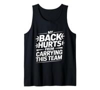My Back Hurts from Carrying This Team Gamer Rage Team - Camiseta sin Mangas