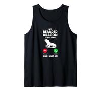 My Bearded Dragon Is Calling and I Must Go Dragones Barbudos Camiseta sin Mangas