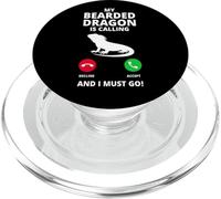 My Bearded Dragon Is Calling and I Must Go Dragones Barbudos PopSockets PopGrip para MagSafe