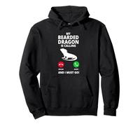 My Bearded Dragon Is Calling and I Must Go Dragones Barbudos Sudadera con Capucha