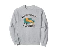 My Bearded Dragon Is My Therapist - Divertido regalo para reptiles Sudadera