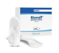 MY BENEFIT Bionaif Neutro, plantilla activa, de polímero de resina, elástica, adaptable, ayuda a mejorar la postura, favorece la circulación sanitaria, fabricada en Italia, talla 39-42, 80 kg