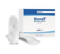 MY BENEFIT Bionaif Neutro, plantilla activa, de polímero de resina, elástica, adaptable, ayuda a mejorar la postura, favorece la circulación sanitaria, fabricada en Italia, talla 43-48, 105 kg