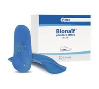 MY BENEFIT Bionaif - Plantilla activa, de polímero de resina, elástica, adaptable, ayuda a mejorar la postura, favorece la circulación sanitaria, fabricada en Italia, talla 34-38, 53-58 kg