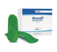 MY BENEFIT Bionaif - Plantilla activa, de polímero de resina, elástico, deformable, ayuda a mejorar la postura, favorece la circulación sanguínea, fabricada en Italia, medida 34-38, 52 kg