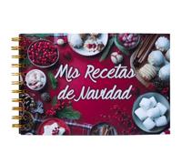My Berry Own - Libro Mis Recetas de Navidad, Recetario A5, 100 páginas de recetas en blanco, con separadores de categorías, español, regalo dia de la madre, para mama