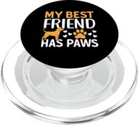 My Best Friend Has Paws - Lindo Amante de los Perros dueño de Perros PopSockets PopGrip para MagSafe