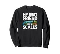 My Best Friend Has Scales Reptile Pet Lover Gecko Turtle Sudadera