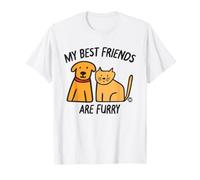 My Best Friends Are Furry Camiseta