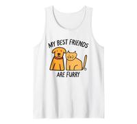 My Best Friends Are Furry Camiseta sin Mangas