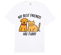 My Best Friends Are Furry Comfort Colors Adult Heavyweight T-Shirt