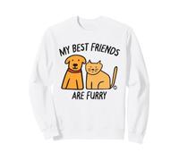 My Best Friends Are Furry Sudadera