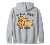 My Best Friends Are Furry Sudadera con Capucha