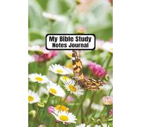 My Bible Study Notes Journal: For Bible Studies and Church Sermons | Christian Notebook | Personal Bible Notetaking Book | Scripture Notes Organizer | ... and Butterfly Cover Photo | 6" X 9",110 Pages