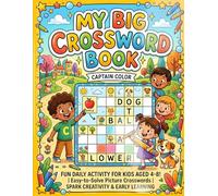 My Big Crossword Challenge: Easy Puzzles for Kids Ages 4-8 - Fun Vocabulary Building Activities with Animals, Space, Nature, and More!