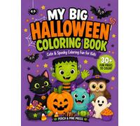 My Big Halloween Coloring Book: Cute & Spooky Coloring Fun for Kids