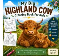 My big Highland Cow coloring book (Maria Malstern - colorful animal adventures)