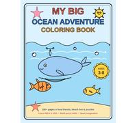 My Big Ocean Adventure: Simple & Cute Animal Coloring Book