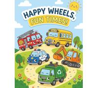 My Big Road Vehicles Coloring Book for Toddlers: 40 Fun Pages with Trucks, Cars, Buses & More for Kids Ages 3-5 (My Vechicles)
