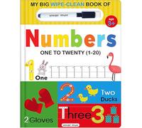 My Big Wipe and Clean Book of Numbers for Kids 1 to 20