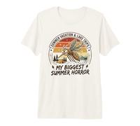 My Biggest Summer Horror Funny Mosquito Lake & Camping Camiseta Premium