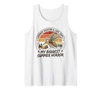 My Biggest Summer Horror Funny Mosquito Lake & Camping Camiseta sin Mangas